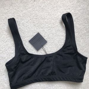 Black Swim Suit Bikini Top